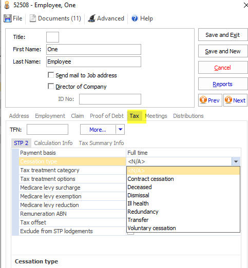 STP 2 Error Cessation Reason Code Must Be Provided When Payee 